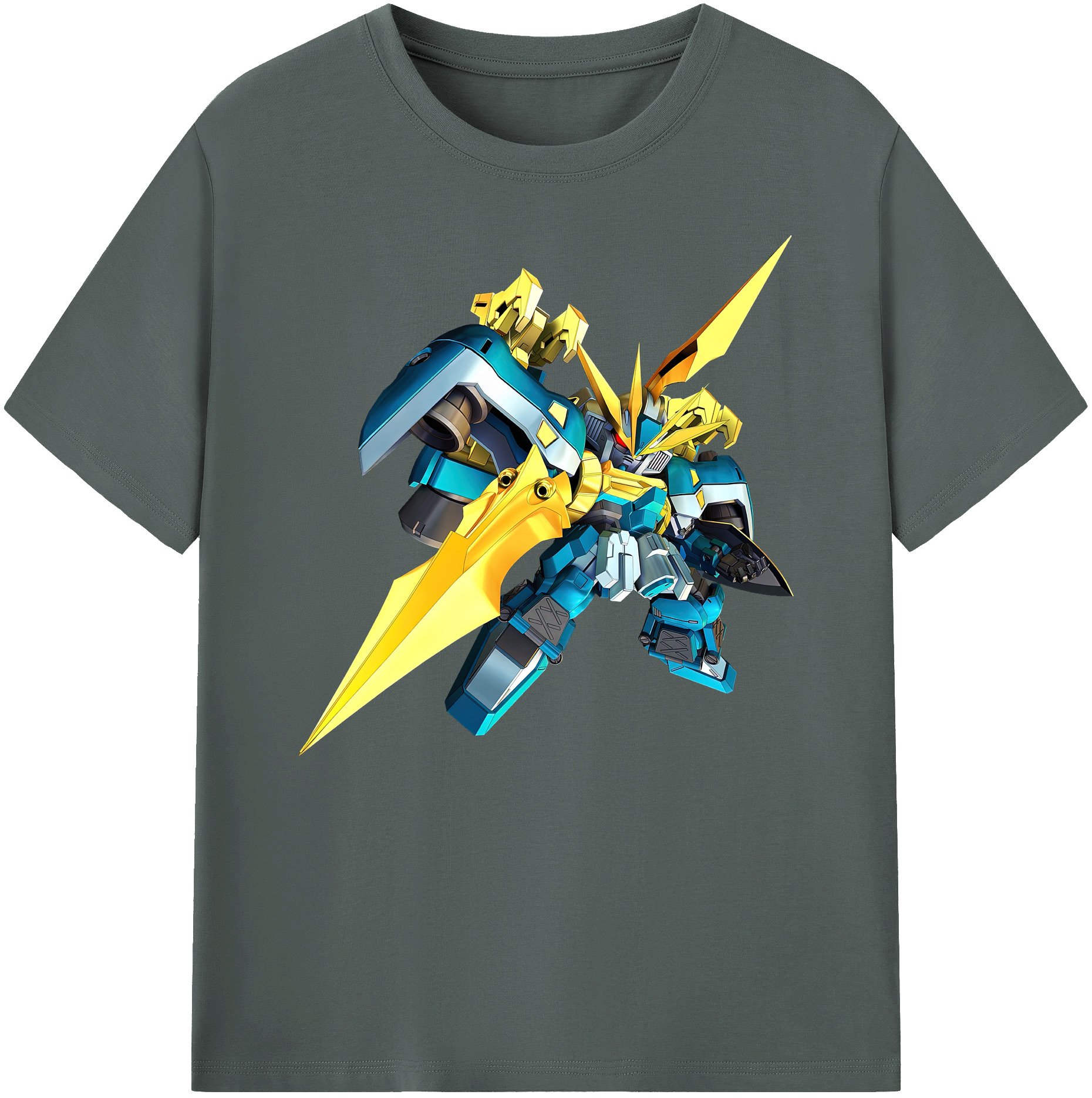 （画像用） 機動戦士ガンダム Mobile Suit Gundam 綿100％ メンズ半袖Tシャツ｜肌触りやわらか＆通気性